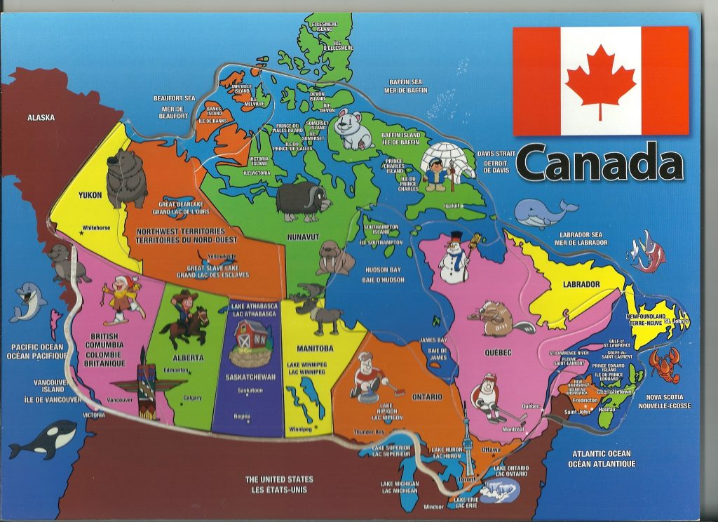 Canada Kids Map with Adult Debt