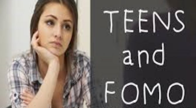 Are U a FOMO Teen? reflecting